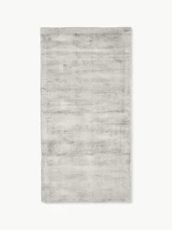 Handgeweven viscose vloerkleed Jane