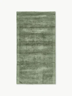 Handgeweven viscose vloerkleed Jane