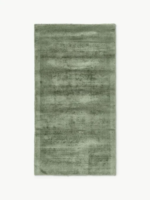 Handgeweven viscose vloerkleed Jane