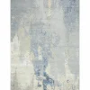 Handgeweven viscose vloerkleed Silk Shadows