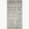 Handgeweven viscose vloerkleed Jane