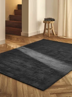 Handgeweven viscose vloerkleed Jane