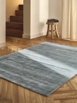 Handgeweven viscose vloerkleed Jane