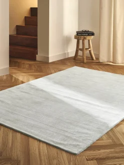 Handgeweven viscose vloerkleed Jane