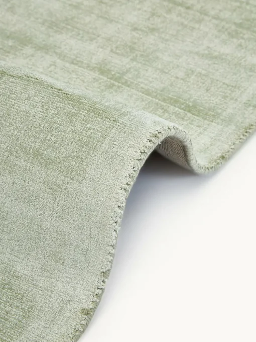 Handgeweven viscose vloerkleed Jane