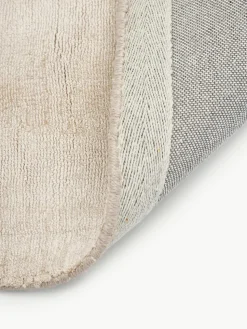 Handgeweven viscose vloerkleed Jane