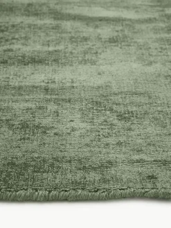 Handgeweven viscose vloerkleed Jane