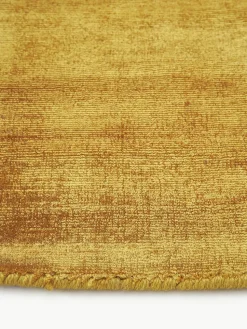 Handgeweven viscose vloerkleed Jane