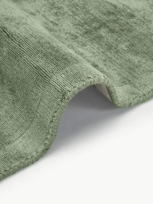 Handgeweven viscose vloerkleed Jane