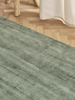 Handgeweven viscose vloerkleed Jane