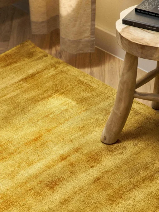 Handgeweven viscose vloerkleed Jane