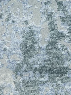 Handgeweven viscose vloerkleed Silk Shadows