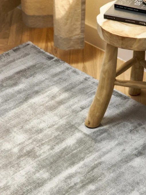 Handgeweven viscose vloerkleed Jane