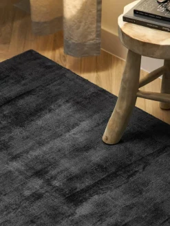 Handgeweven viscose vloerkleed Jane