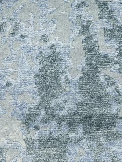 Handgeweven viscose vloerkleed Silk Shadows