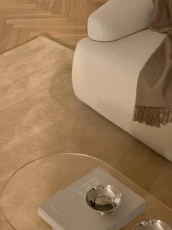 Handgeweven wollen vloerkleed Zayne