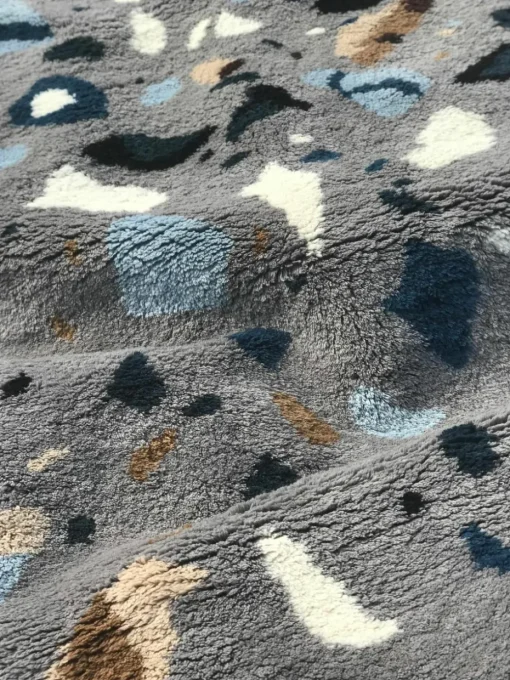 Handgeweven wollen vloerkleed Archipelago