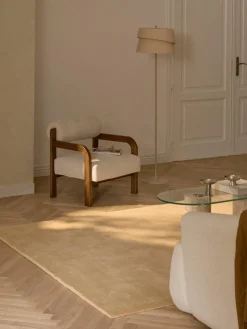 Handgeweven wollen vloerkleed Zayne
