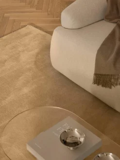 Handgeweven wollen vloerkleed Zayne