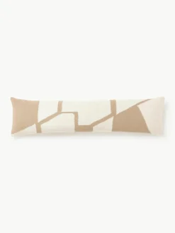 Handgeweven XL kussen Asta met geometrisch patroon