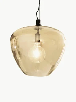 Hanglamp Bellissimo van getint glas