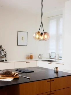 Hanglamp Bubbles van glas, in verschillende formaten