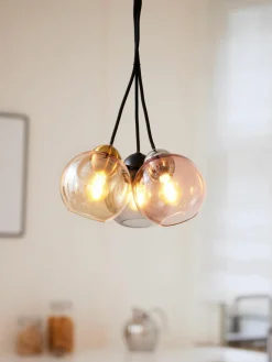 Hanglamp Bubbles van glas, in verschillende formaten