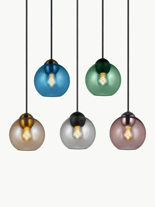 Hanglamp Bubbles van glas, in verschillende formaten