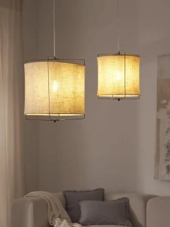 Hanglamp Clouds van linnen