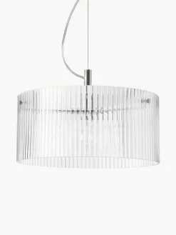 Hanglamp Emmi van geribbeld glas