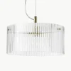 Hanglamp Emmi van geribbeld glas