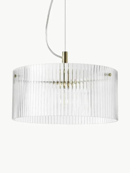 Hanglamp Emmi van geribbeld glas