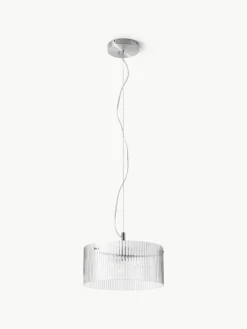 Hanglamp Emmi van geribbeld glas