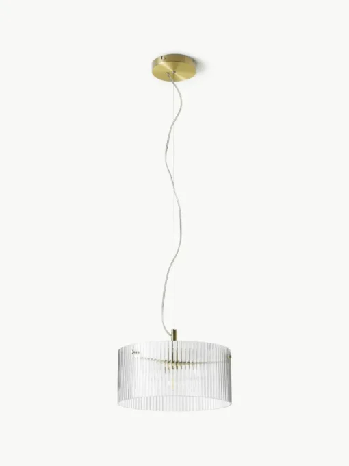 Hanglamp Emmi van geribbeld glas