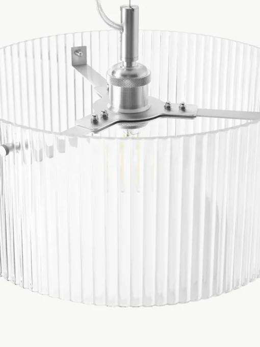 Hanglamp Emmi van geribbeld glas