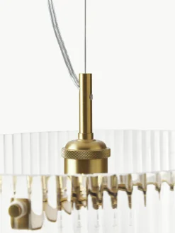 Hanglamp Emmi van geribbeld glas