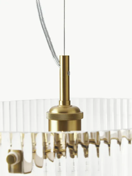 Hanglamp Emmi van geribbeld glas