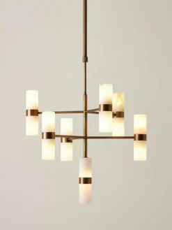 Hanglamp Isaac van albast