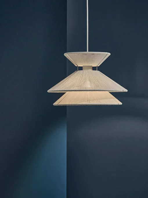 Hanglamp Kiku van linnen