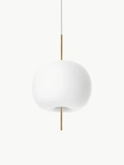Hanglamp Kushi, mondgeblazen