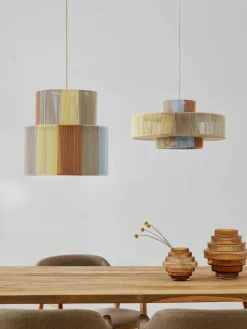 Hanglamp Lace van linnen draden