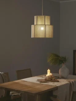 Hanglamp Lace van linnen draden