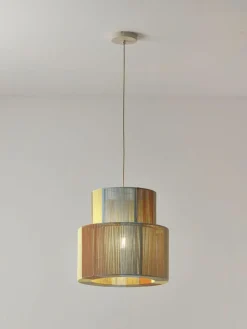 Hanglamp Lace van linnen draden