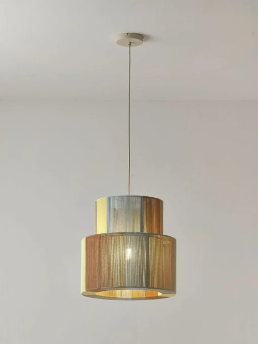 Hanglamp Lace van linnen draden
