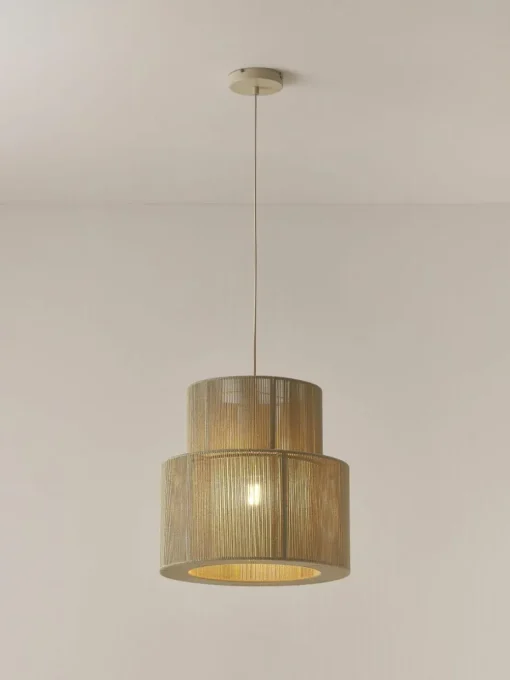 Hanglamp Lace van linnen draden