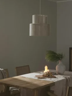 Hanglamp Lace van linnen draden