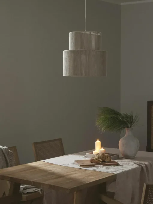 Hanglamp Lace van linnen draden