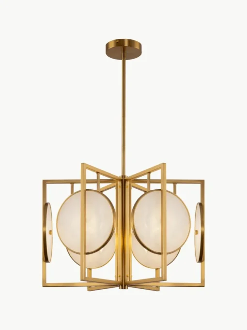 Hanglamp Marmo van marmer en metaal