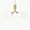 Hanglamp met glazen bollen Apiales