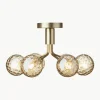 Hanglamp met glazen bollen Apiales